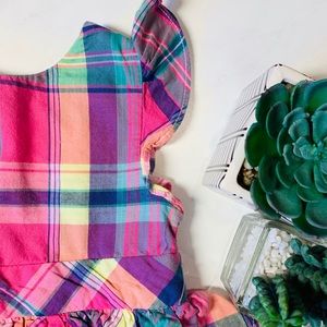Ralph Lauren Plaid Dress With Bloomers Sz 12M EUC